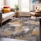 World Rug Gallery Brighton Modern Abstract Area Rug 5' X 7' Yellow 4056YELLOW5X7 - alternate 1